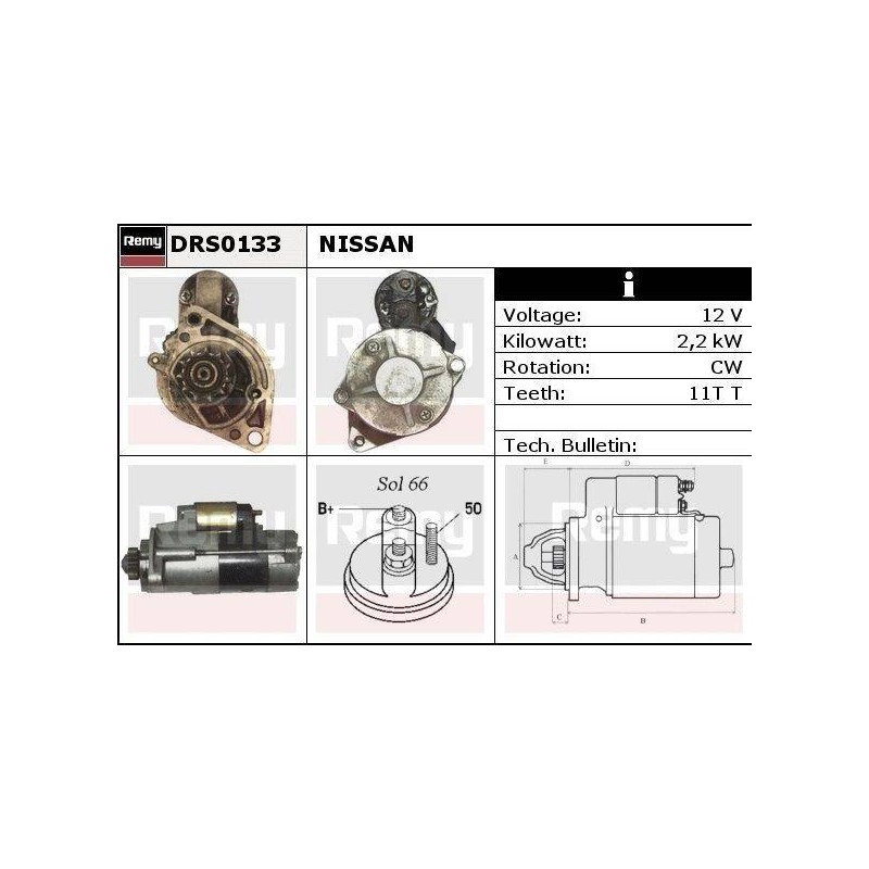 DEMARREUR - REMY REMANUFACTURED - N