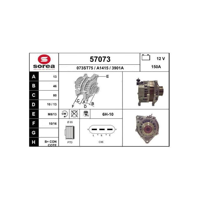 ALTERNATEUR VL / PATHFINDER - 2.5 D