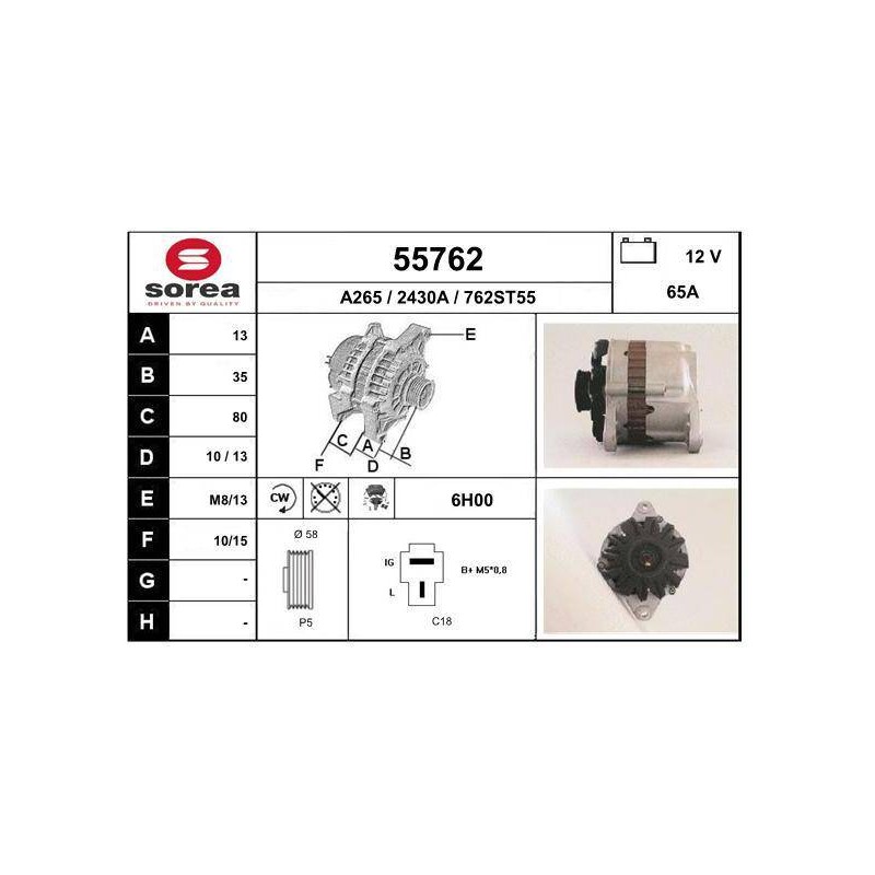 ALTERNATEUR VL / 626