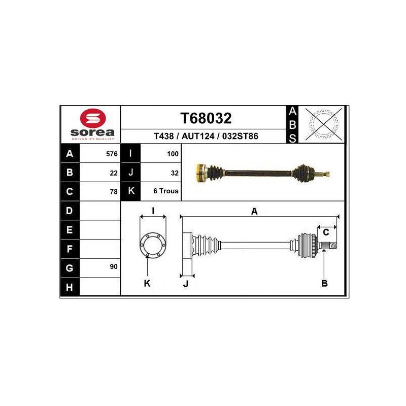 TRANSMISSION / AUDI 90 AUTO