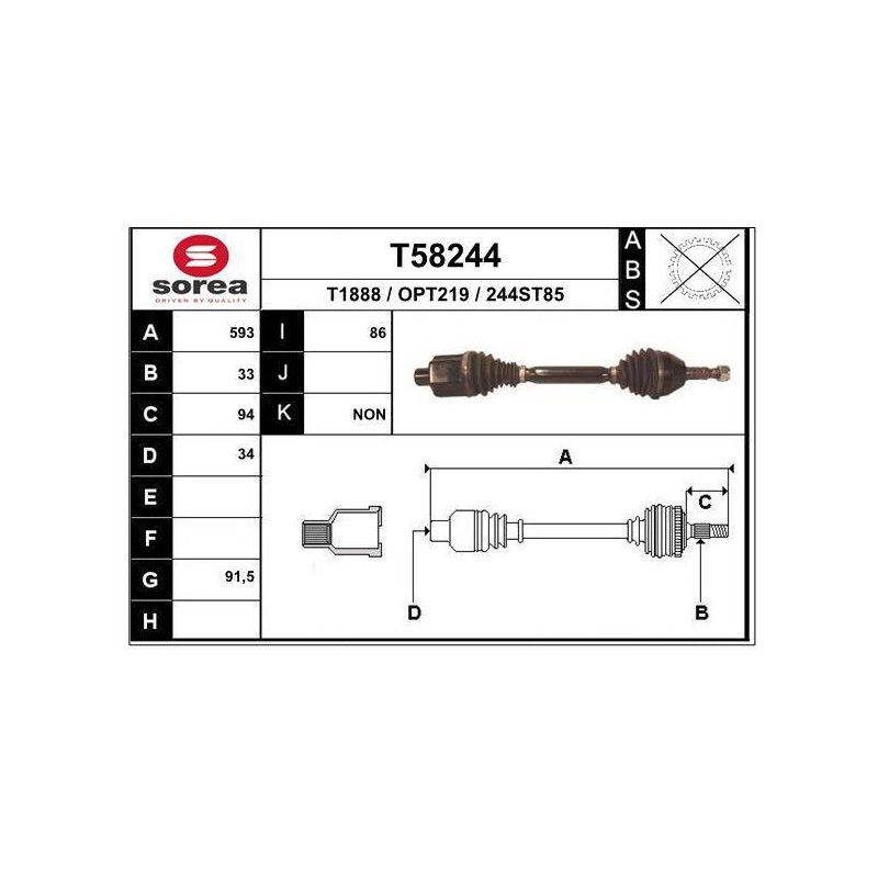 TRANSMISSION / ASTRA H - ZAFIRA B