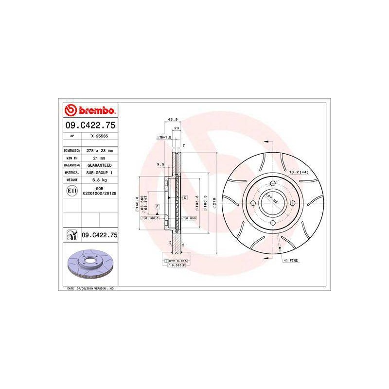 DISQUE DE FREIN MAX