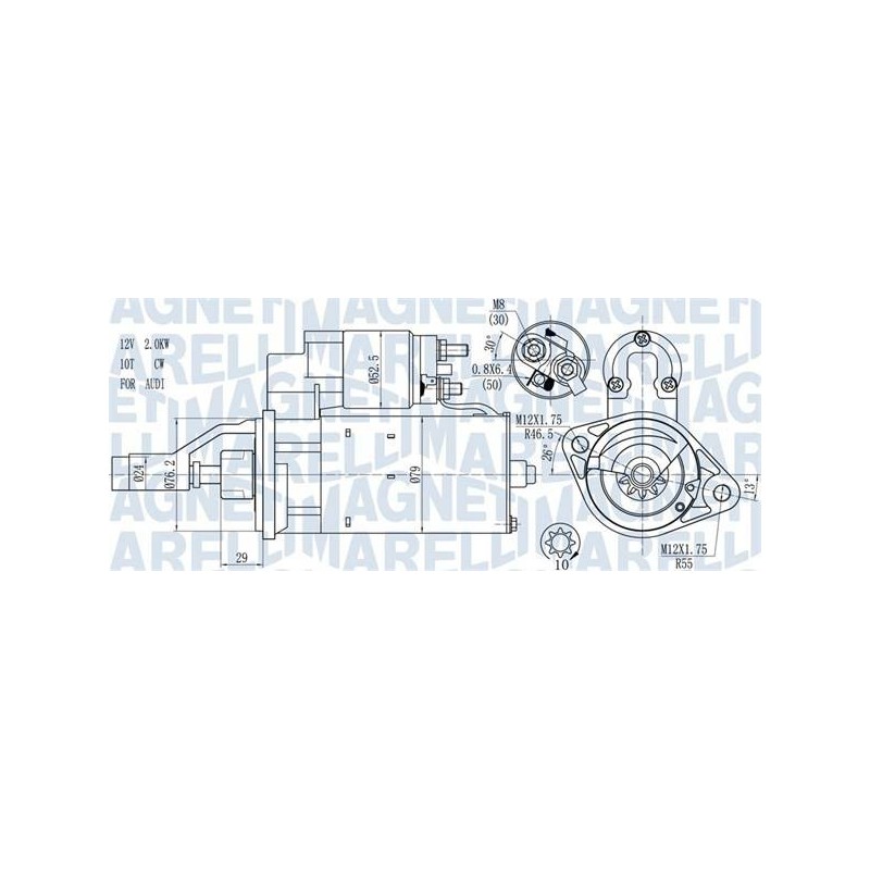 DEMARREUR EQ POUR AUDI A4/A6/A8