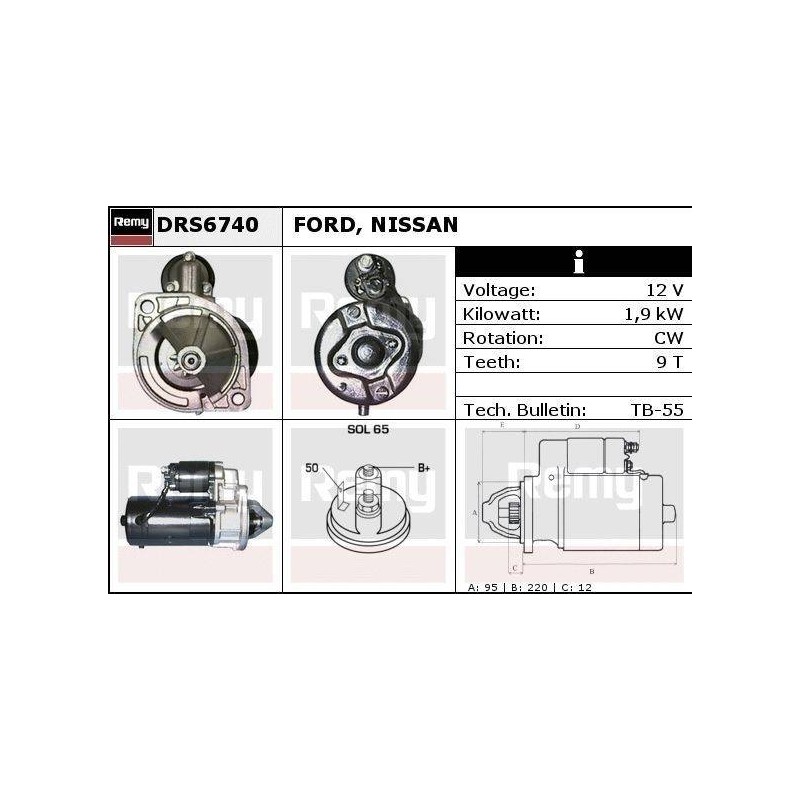 DEMARREUR - REMY REMANUFACTURED - F