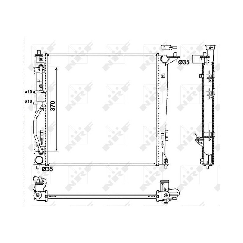 RAD KIA SPORTAGE 2.0D 10- RADIATORS