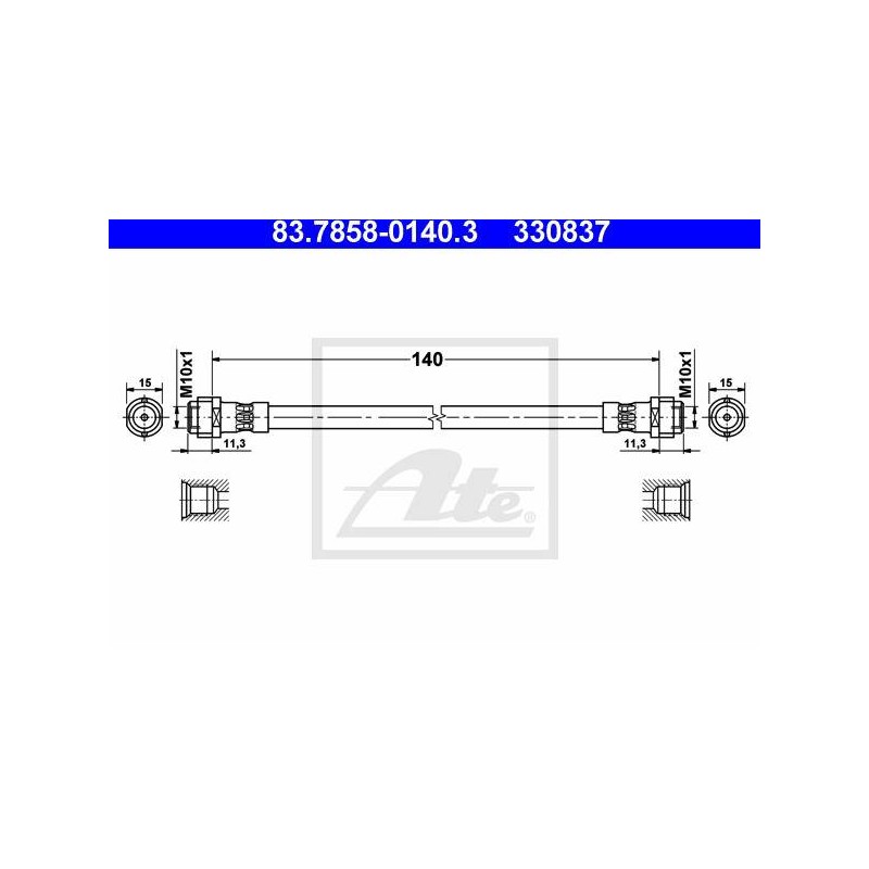 FLEXIBLE DE FREIN / EMBRAYAGE