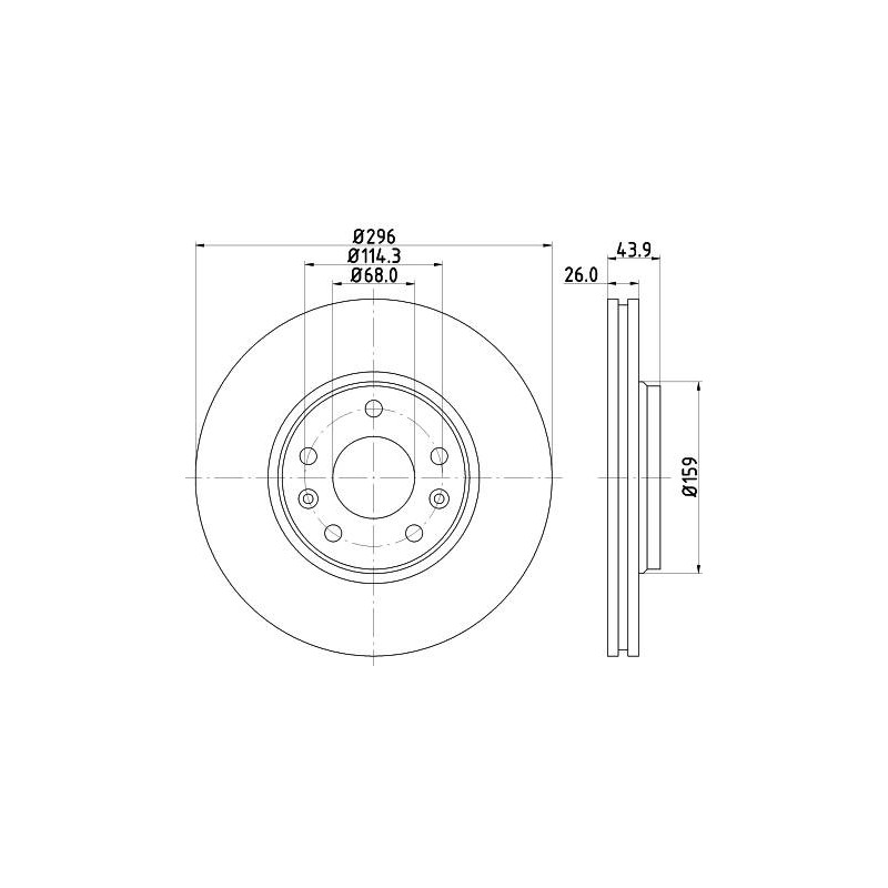 54956PRO DISQUE FRE - PRIX UNIT.CAR