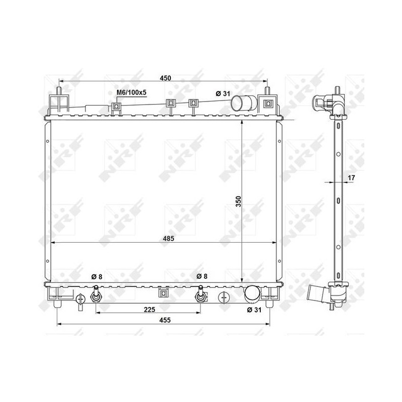 RAD TOYOTA YARIS 1.3 99- RADIATORS