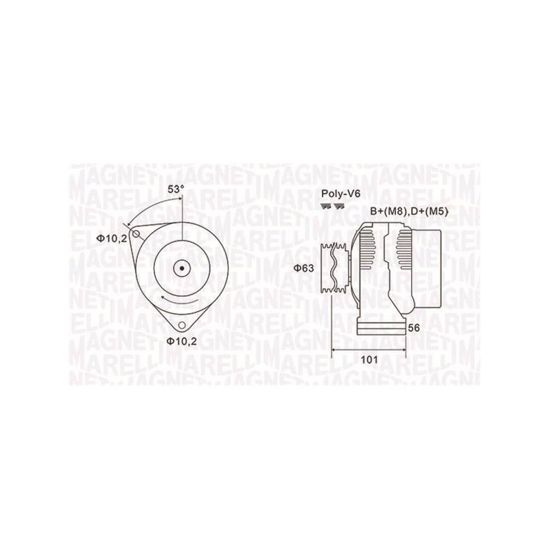 ALT EQ POUR PSA XANTIA/ZX/306/406