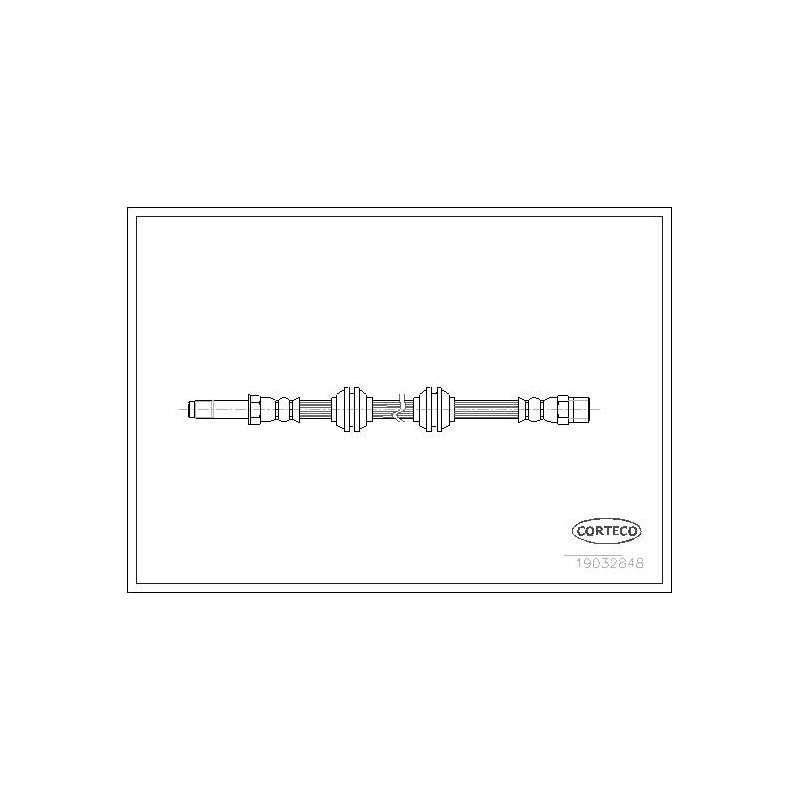 FLEXIBLE DE FREIN MERCEDES CLASS