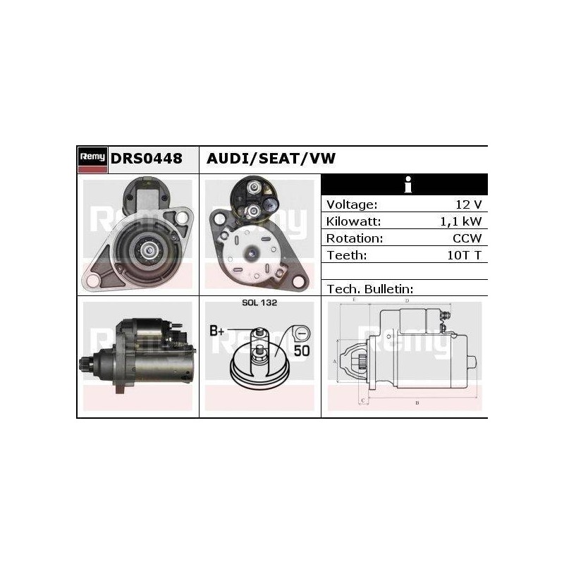 DEMARREUR - REMY REMANUFACTURED - A