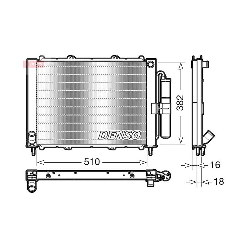 MODULE RAD. EAU/CONDENSEUR RENAULT