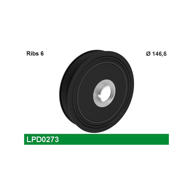 LUCAS DAMPER PULLEY WITHOUT SCREW