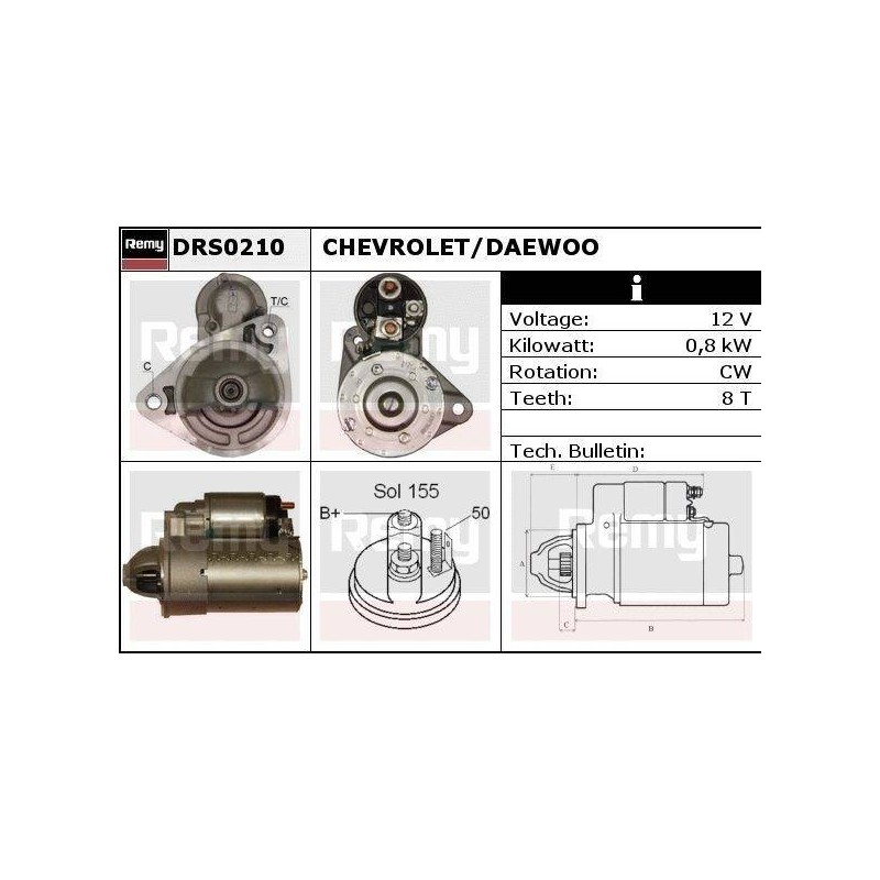 DEMARREUR - REMY REMANUFACTURED - C