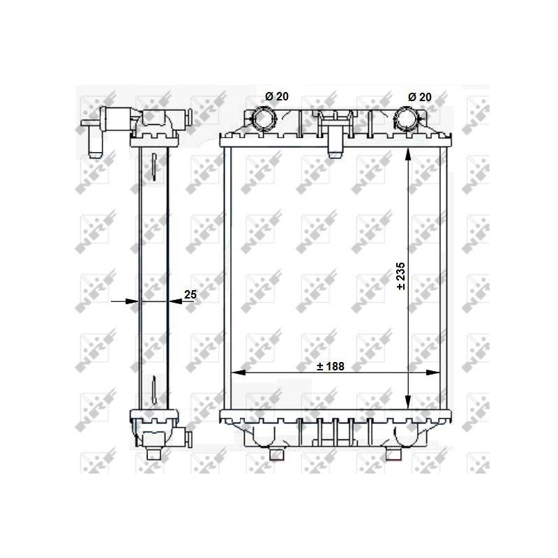 RAD AUDI Q5 3.0D 09- RADIATORS ALU