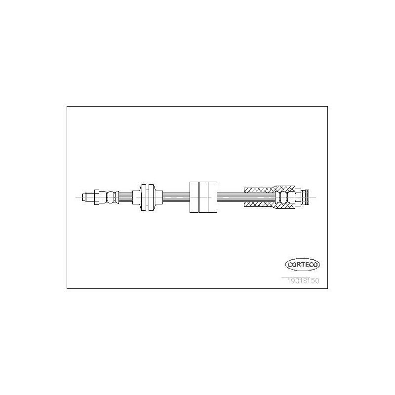 FLEXIBLE DE FREIN FIAT CINQUECEN