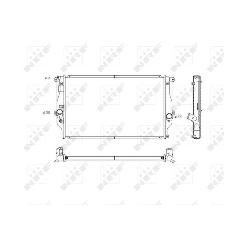 RAD TOYOTA RAV 4 2.2D 06- RADIATORS