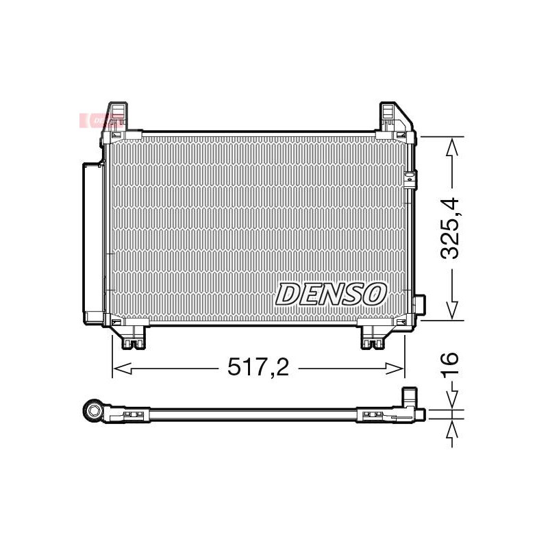 CONDENSEUR TOY YARIS