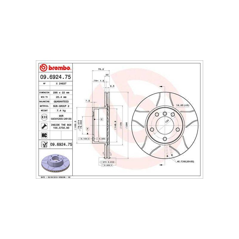 DISQUE DE FREIN MAX