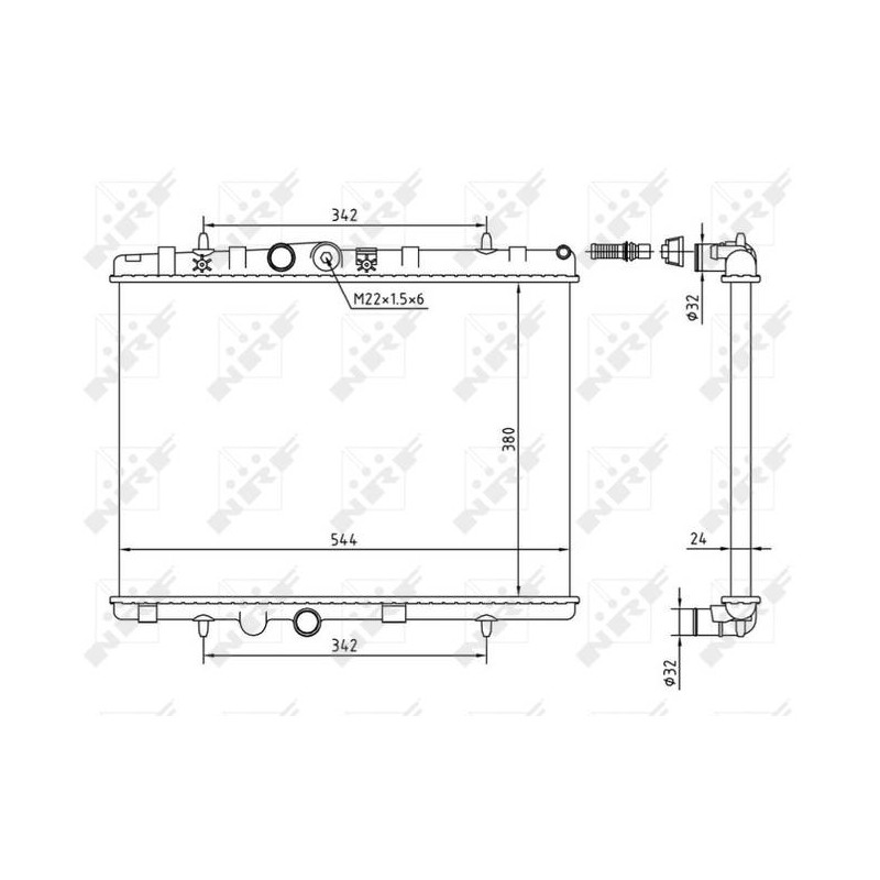 RAD PEUGEOT 208 1.2 12- RADIATORS A