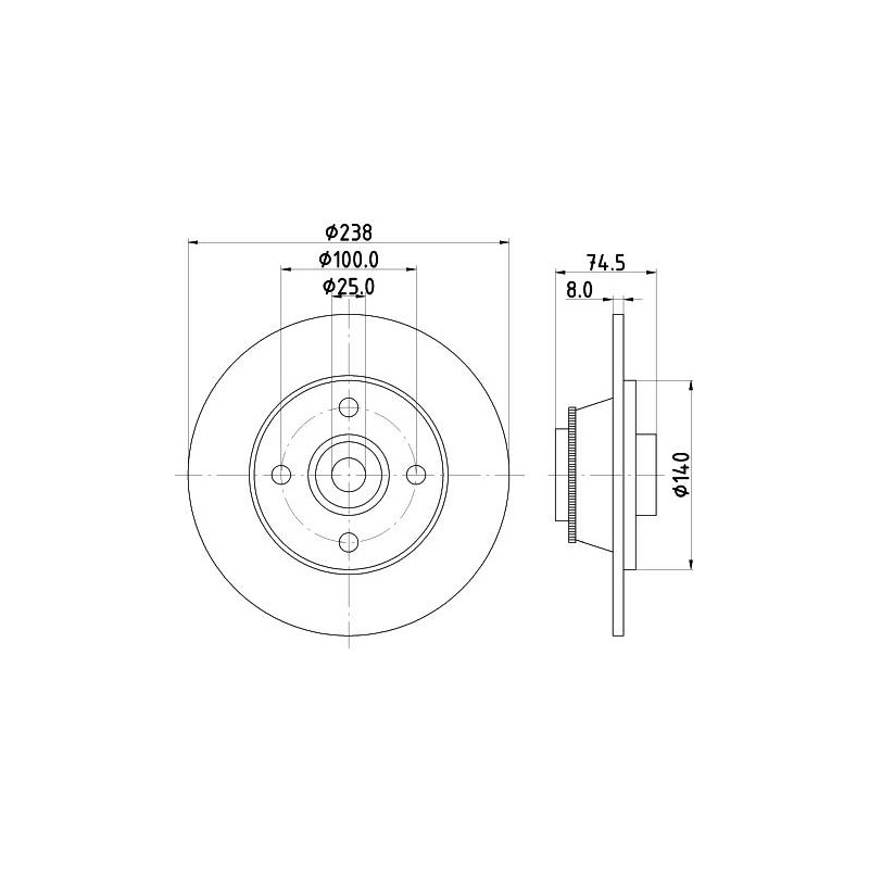 54541 DISQUE ROULEM -PRIX UNIT.CAR