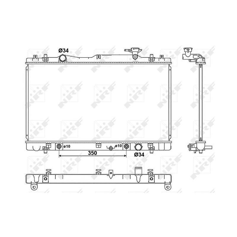 RAD SUZUKI KIZASHI 2.4 10- RADIATOR