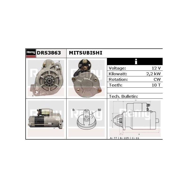 DEMARREUR - REMY REMANUFACTURED - M