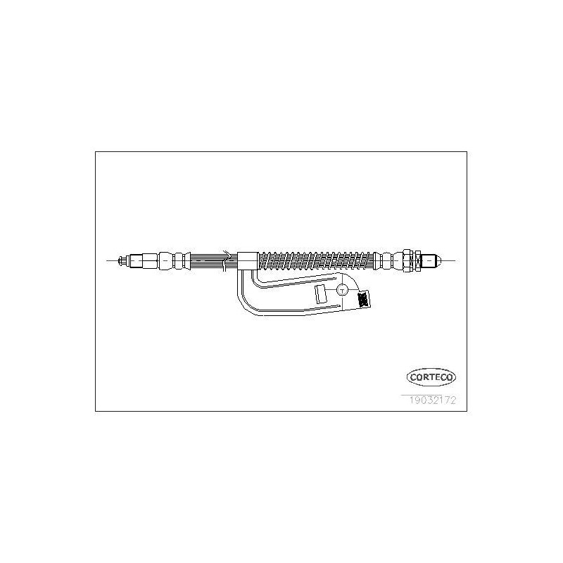 FLEXIBLE DE FREIN FORD FIESTA II