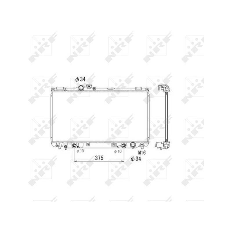 RAD LEXUS IS 2.0 99- RADIATORS ALU