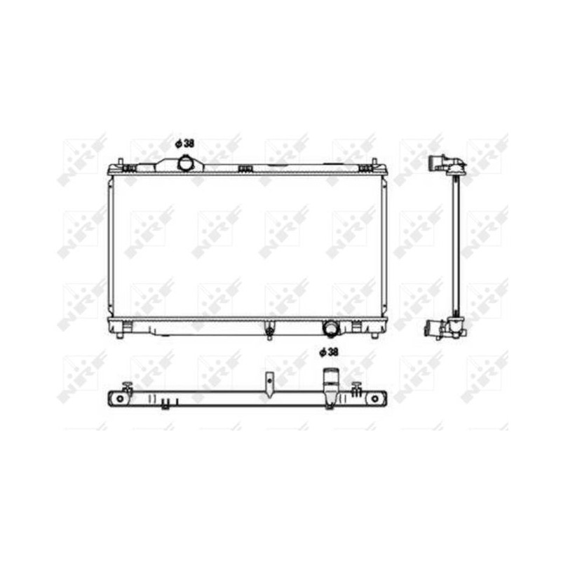 RAD LEXUS IS 2.5 06- RADIATORS ALU