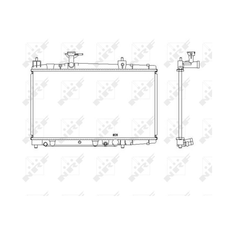 RAD TOYOTA YARIS 1.4D 99- RADIATORS