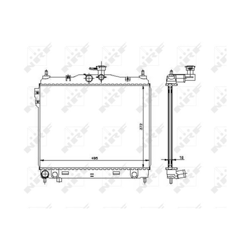 RAD HYUNDAI GETZ 1.1 02- RADIATORS