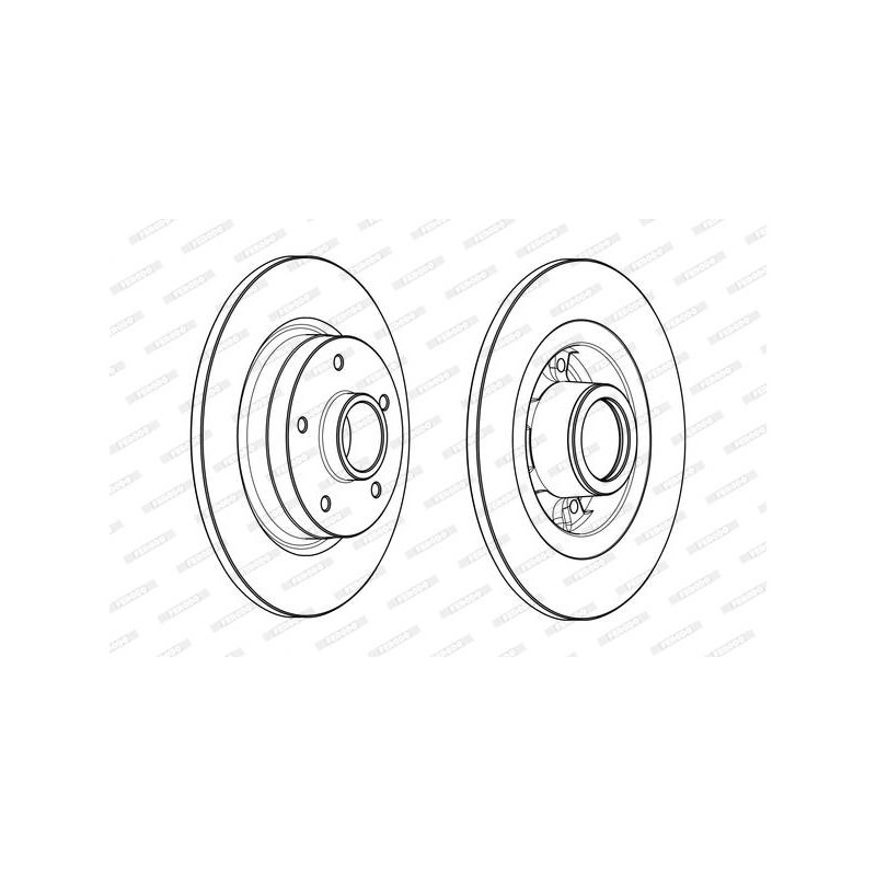 DISQUE UNITAIRE AVEC ROULEMENT