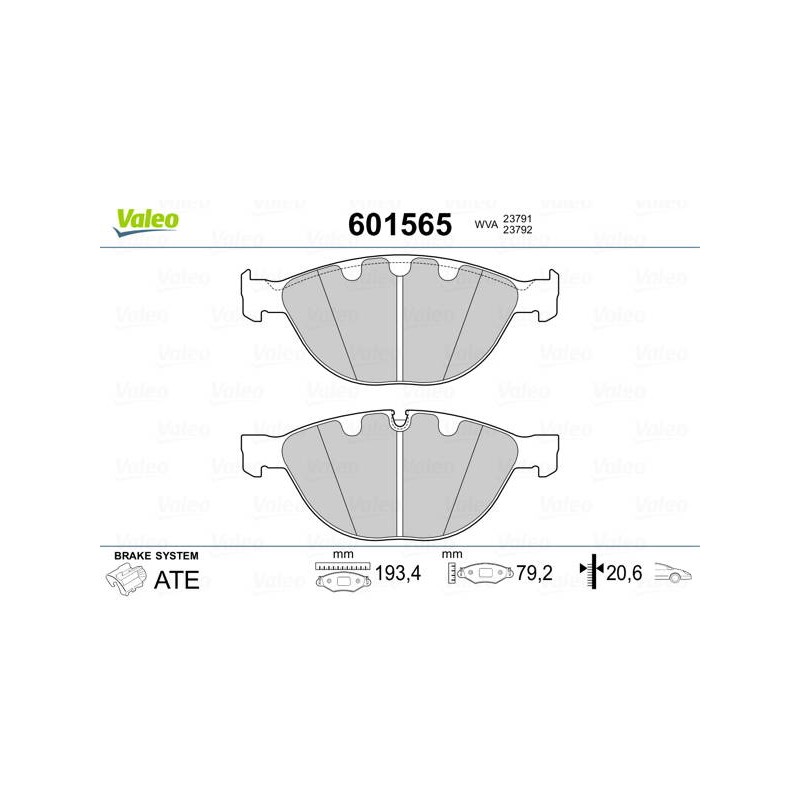 PLAQ FR BMW SERIE 5 (E60/61)/SERIE