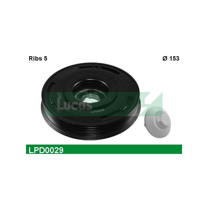 LUCAS DAMPER PULLEYLPD0050 WITH SCREW +