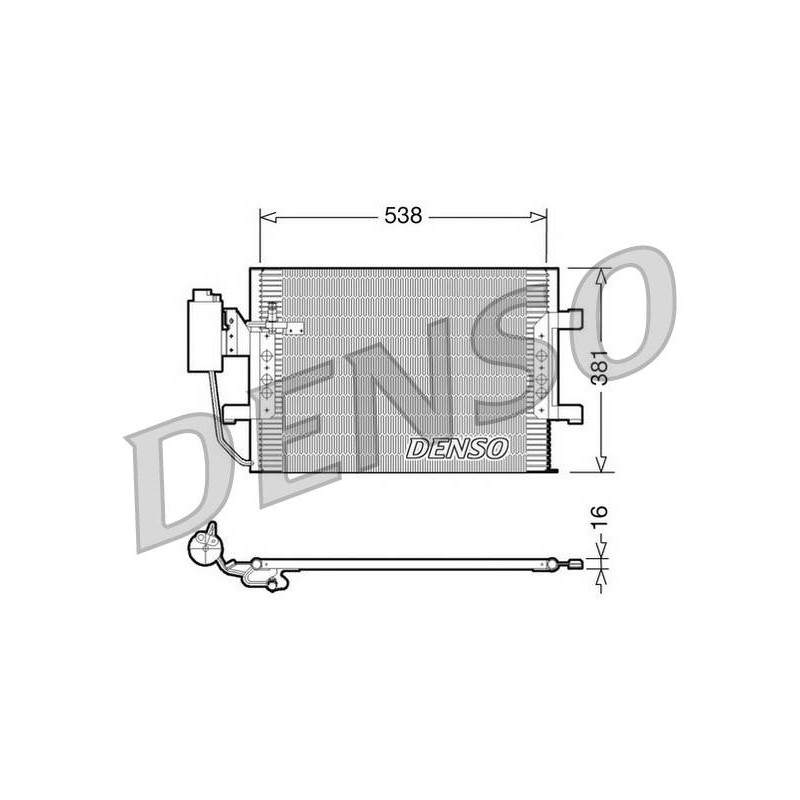 CONDENSEUR MERCEDES VANEO W414