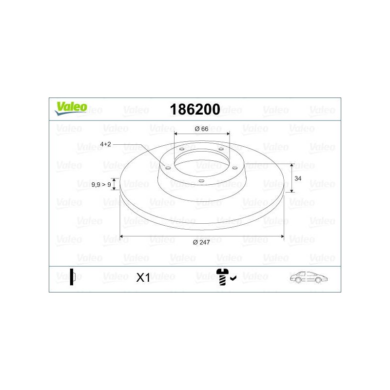 DISQ FREIN X2 CITR SAXO/PEUG 106.20