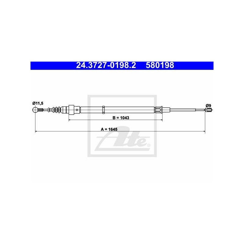 CABLE DE FREIN A MAIN