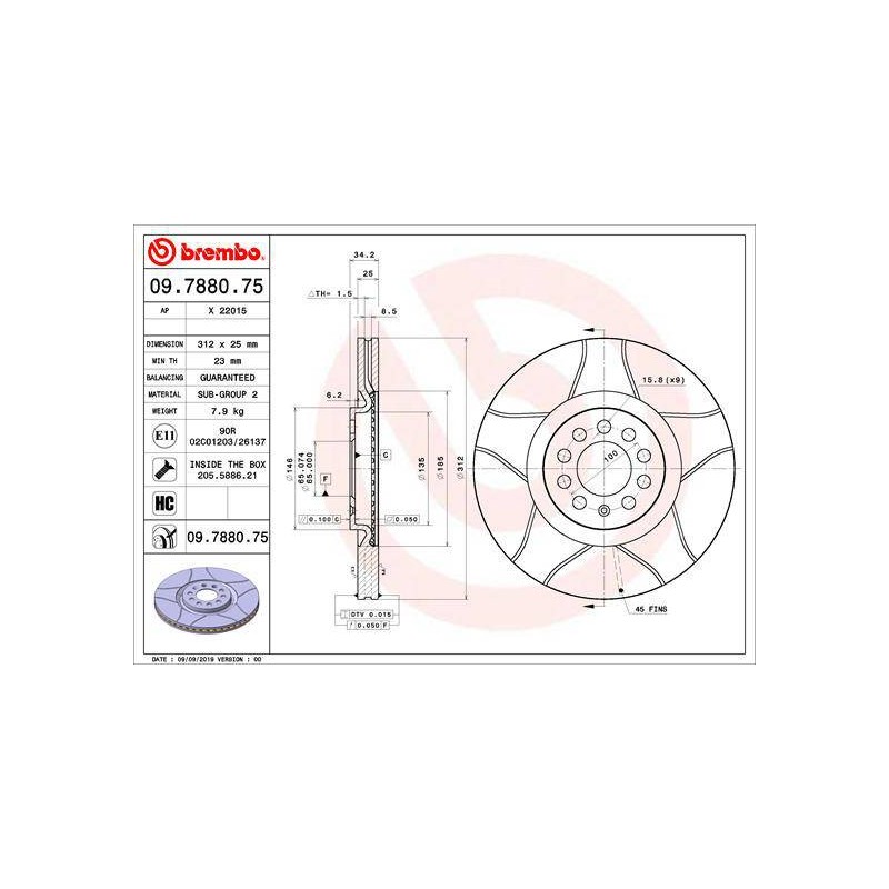 DISQUE DE FREIN MAX