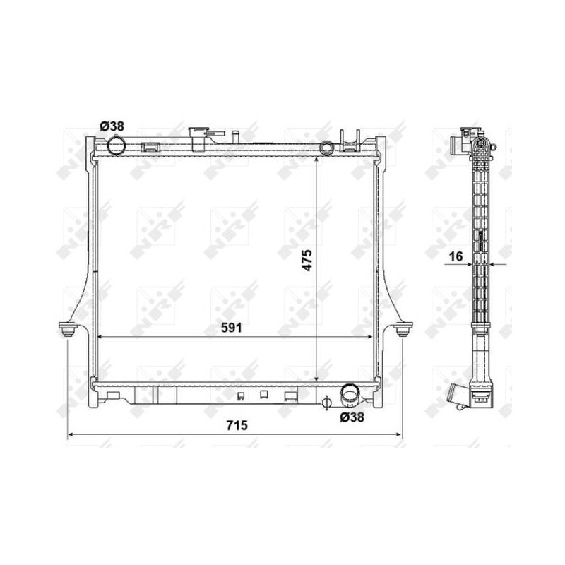 RAD ISUZU RODEO 2.5D 02- RADIATORS