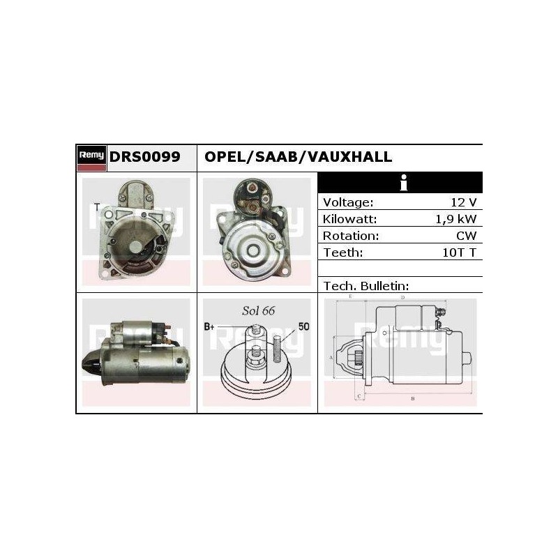 DEMARREUR - REMY REMANUFACTURED - C