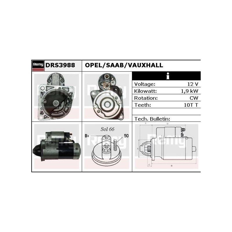 DEMARREUR - REMY REMANUFACTURED - C