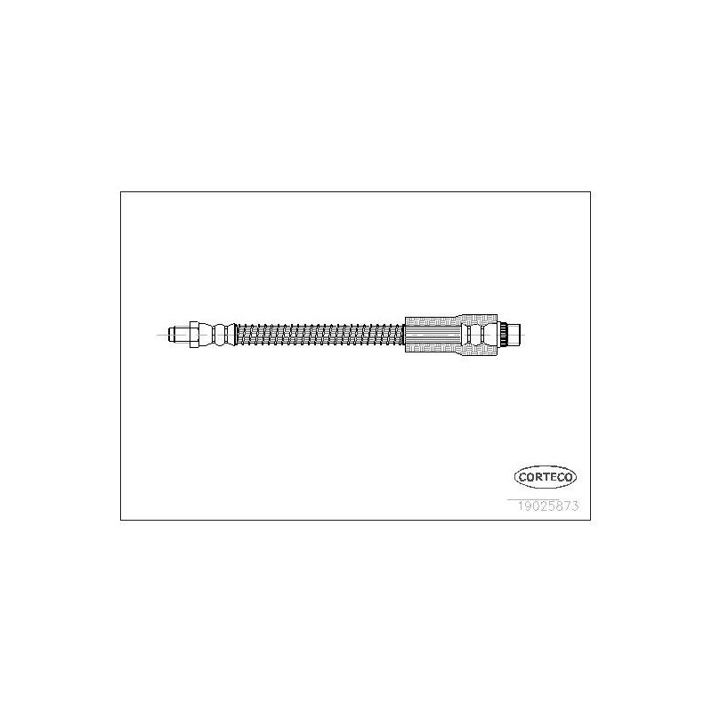 FLEXIBLE DE FREIN PEUGEOT 206