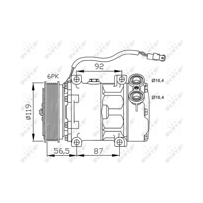 COMP PEUGEOT 206 2.0 99- COMPRESSOR