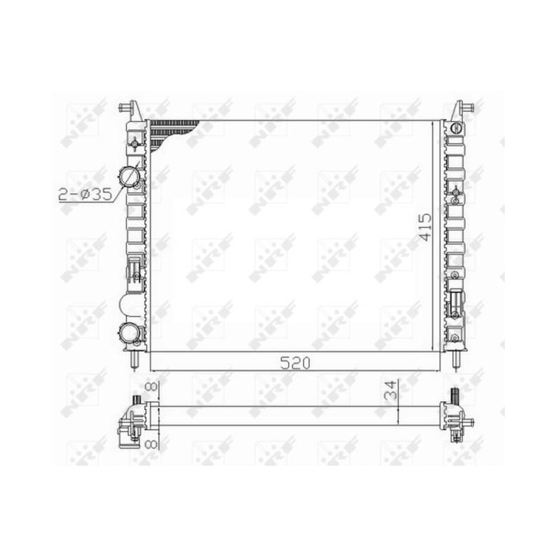 RAD FIAT STRADA 1.9D 98- RADIATORS