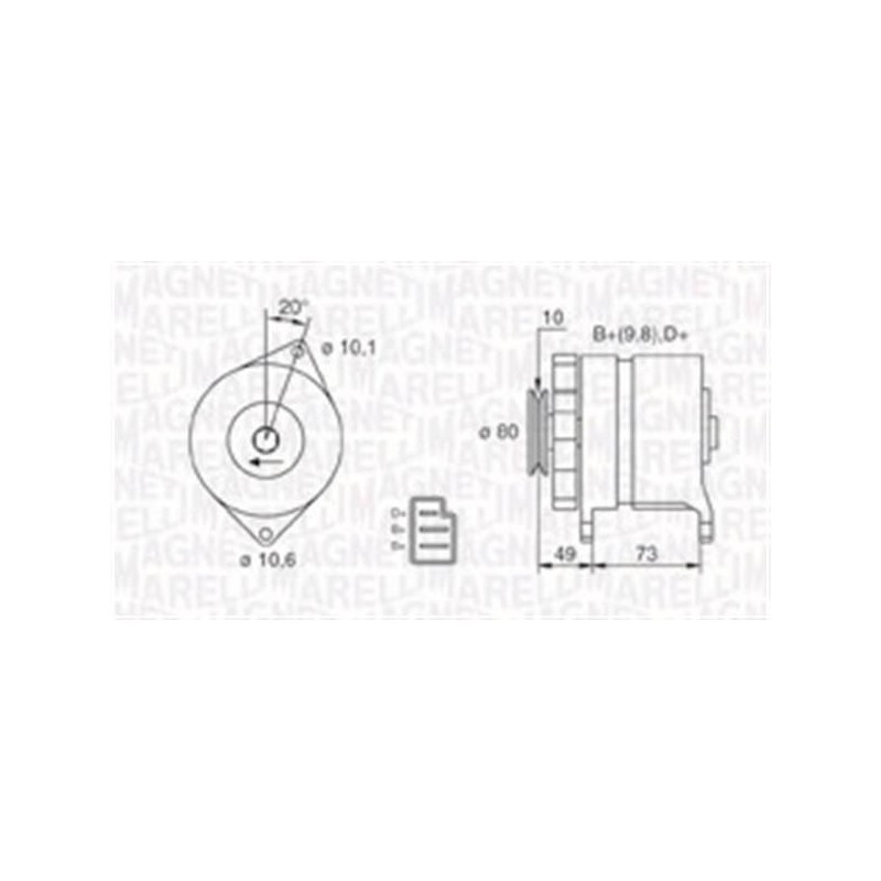 ALT EQ POUR FIAT 127 /128 / FIORINO