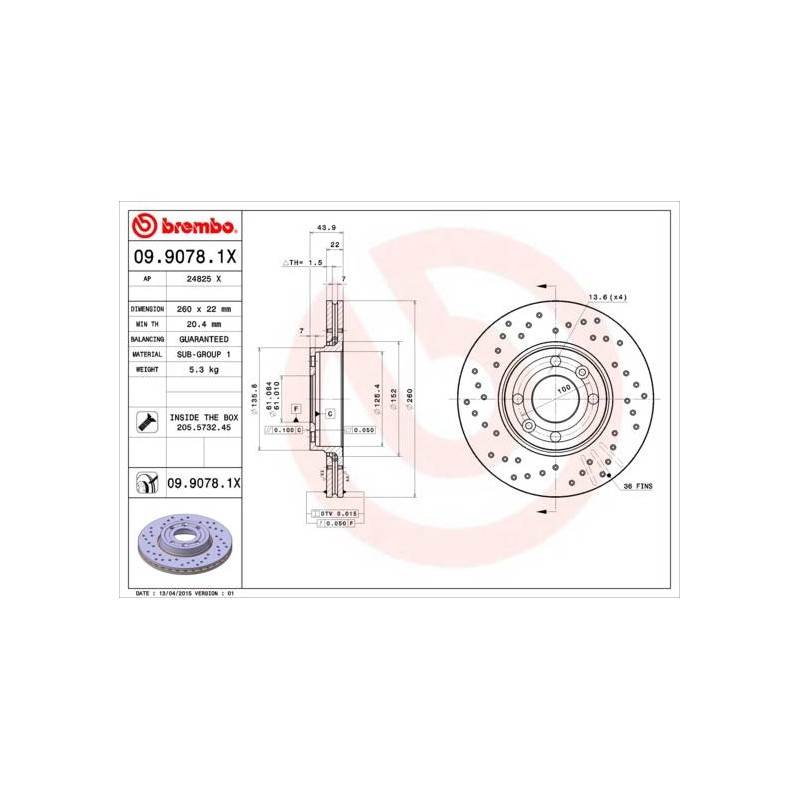 DISQUE DE FREIN XTRA