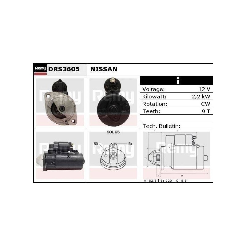 DEMARREUR - REMY REMANUFACTURED - N